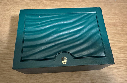 Rolex green presentation - rolex, box