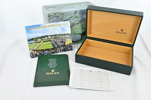 Rolex green watch - green, box