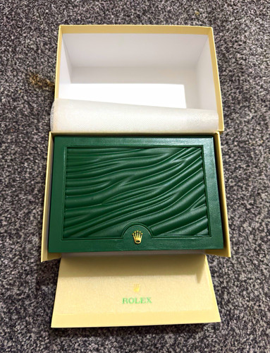 Rolex green beige single watch - rolex, green/beige