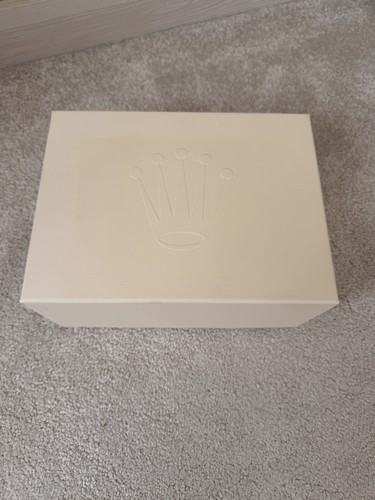 Rolex cream presentation watch - cream,
