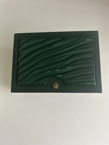 Rolex green watch - box, set