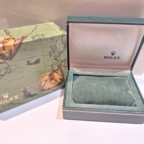 Rolex vintage green watch - rolex, box