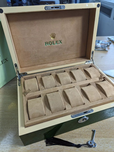 Rolex wooden slot box - 10,