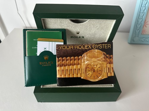 Rolex green oyster watch - oyster, box