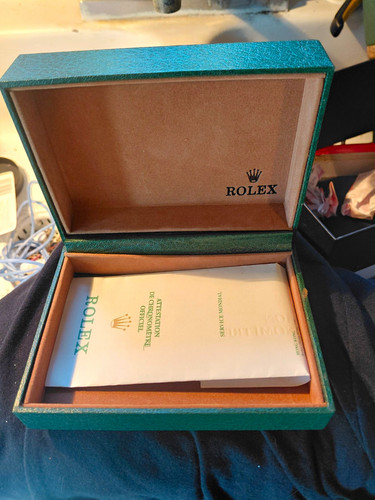 Rolex green single watch - single,
