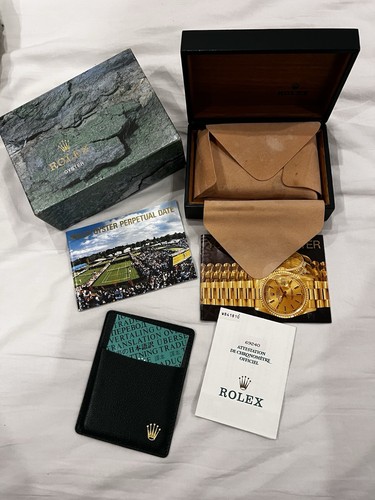 Rolex marble watch - marble, box