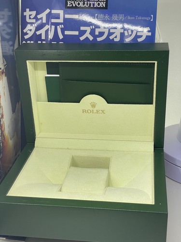 Rolex vintage green leather - vintage,