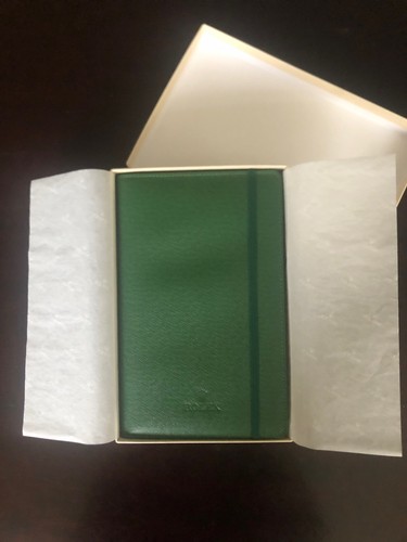 Rolex leather notebook new - a5, notebook.