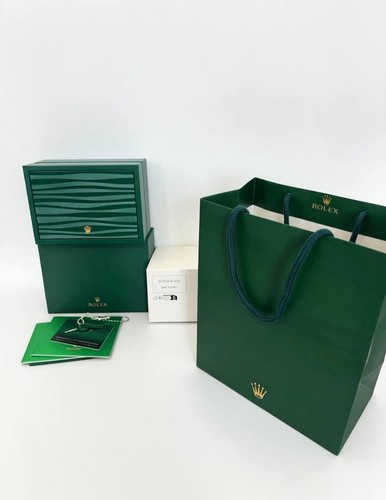 Rolex green watch box - watch,