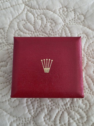 Vintage rolex box only red - -,
