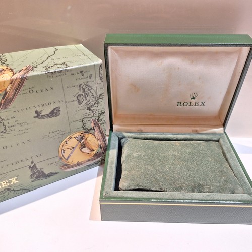 Rolex vintage green watch box - rolex,