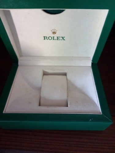 Rolex box with - with, extras/papers
