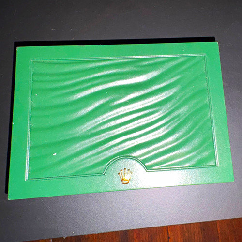Rolex green presentation box - green,
