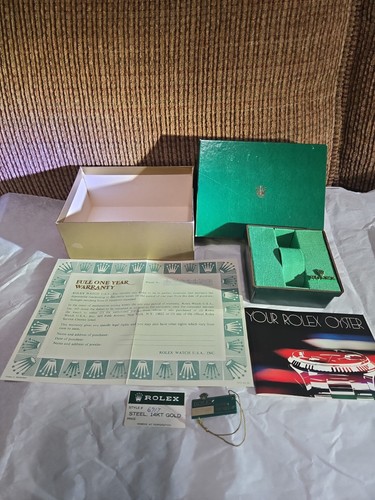 Rolex box with booklet - with,