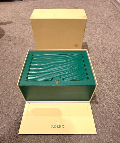 Rolex green presentation watch - presentation,