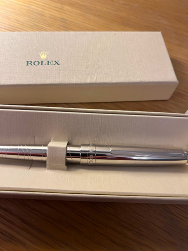 Rolex metal ballpoint pen - metal,
